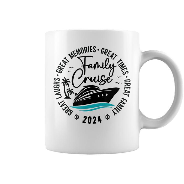 Family Cruise Mode Squad 2024 Family Great Memories Coffee Mug