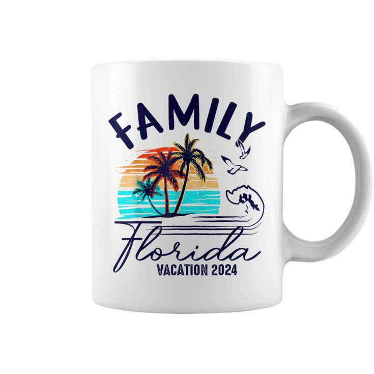 Family Florida Vacation 2024 Matching Group Family Coffee Mug