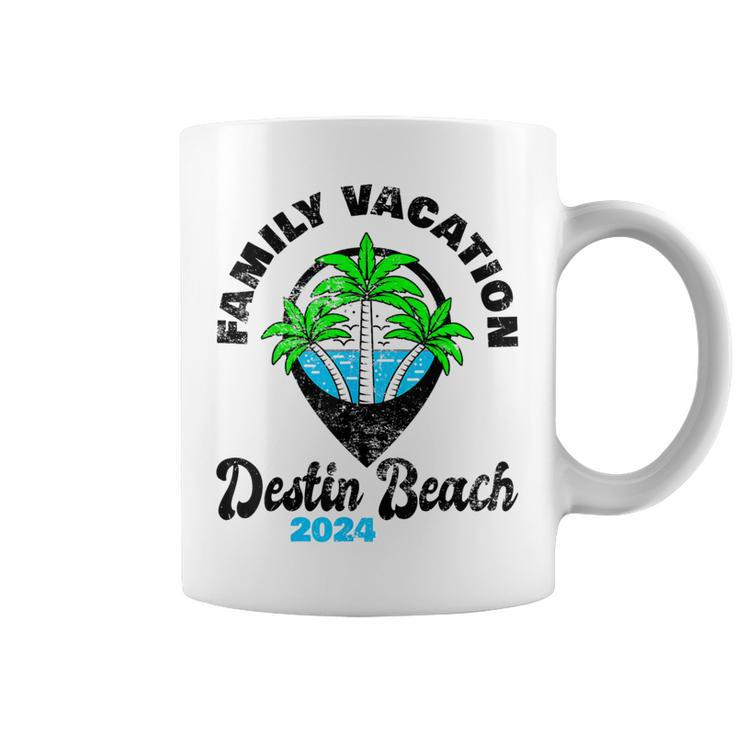 Family Vacay Squad Trip Family Vacation Destin Beach 2024 Coffee Mug