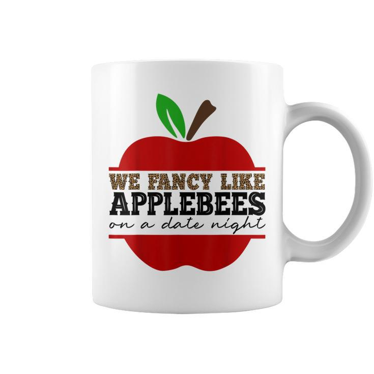 We Fancy Like Applebees On A Date Night Country Music Coffee Mug