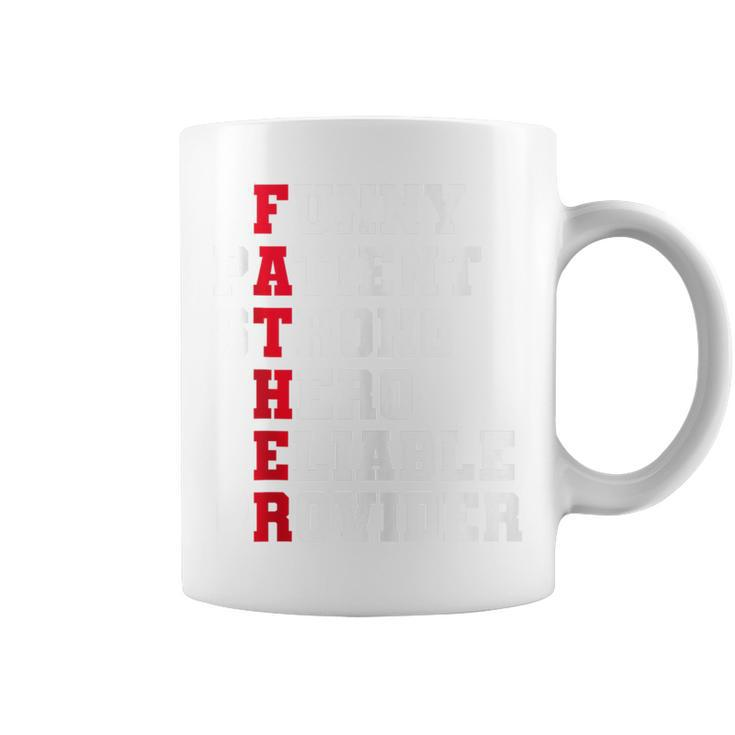 Fathers Day Daddy Strong Birthday Hero Daddy Dad Coffee Mug