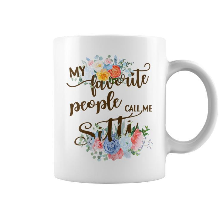 My Favorite People Call Me Sitti Lebanese Grandma Mother Coffee Mug