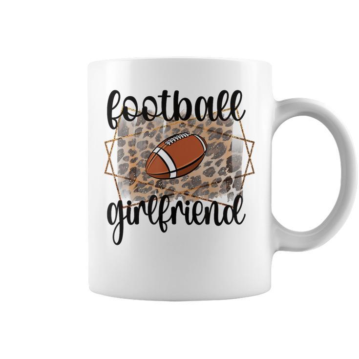 Football Girlfriend Proud Girlfriend Of A Football Player Coffee Mug