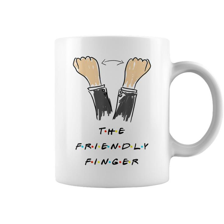 The Friendly Finger Ross Gesture Quote Coffee Mug