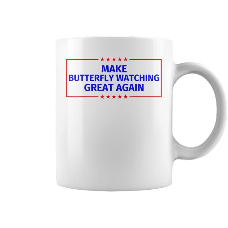 Butterfly Watching Great Again Parody Coffee Mug