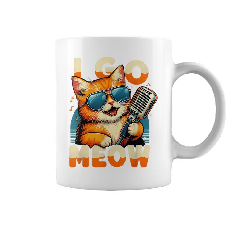 Cat Owner I Go Meow Singing Cat Meme Cat Lovers Coffee Mug