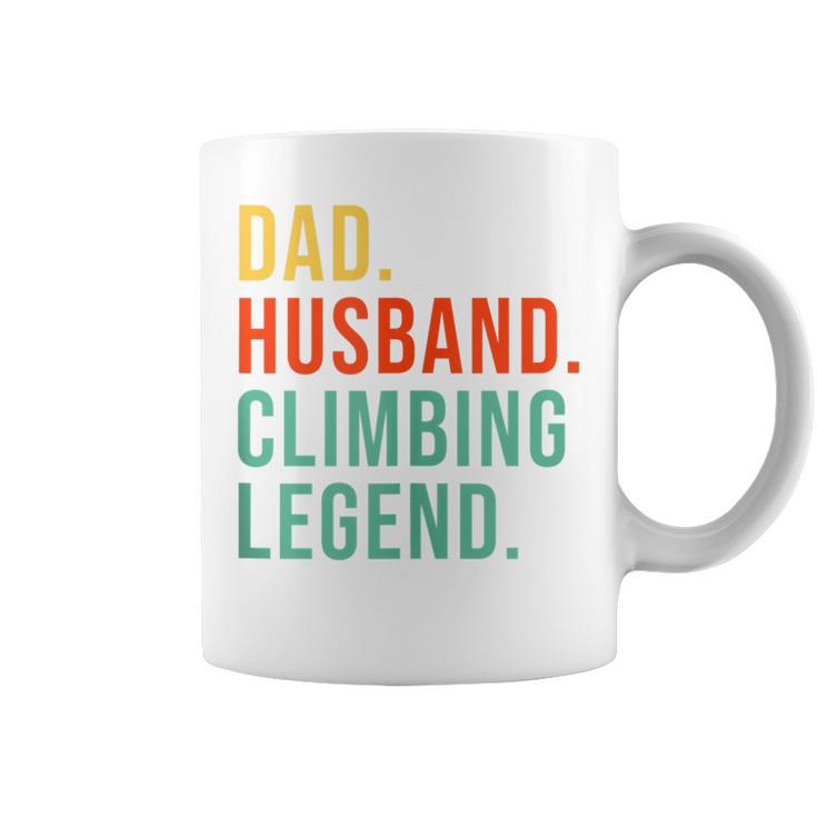 Climbing Dad Husband Legend Cool Father's Day Coffee Mug