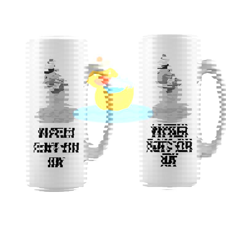 Cruise Ship Humour Whatever Floats Your Boat Cruising Coffee Mug