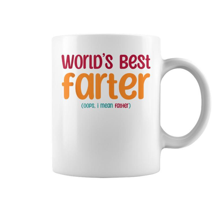 Dad Joke World's Best Farter I Mean Father Fathers Day Coffee Mug