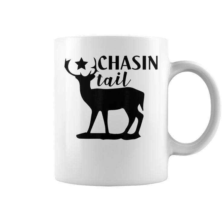 Deer Hunting Chasin Tail Coffee Mug