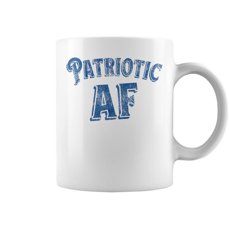 Retro Patriotic Af Coffee Mug