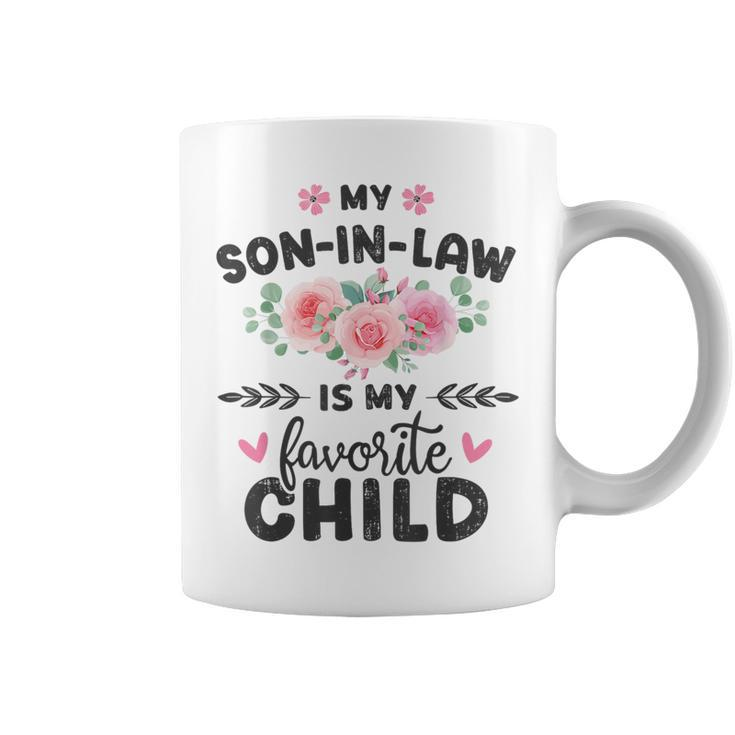 Son-In-Law Favorite Child For Mom-In-Law Coffee Mug
