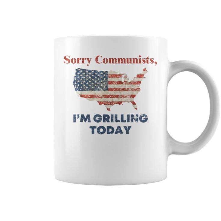 Sorry Communists I'm Grilling Today Coffee Mug