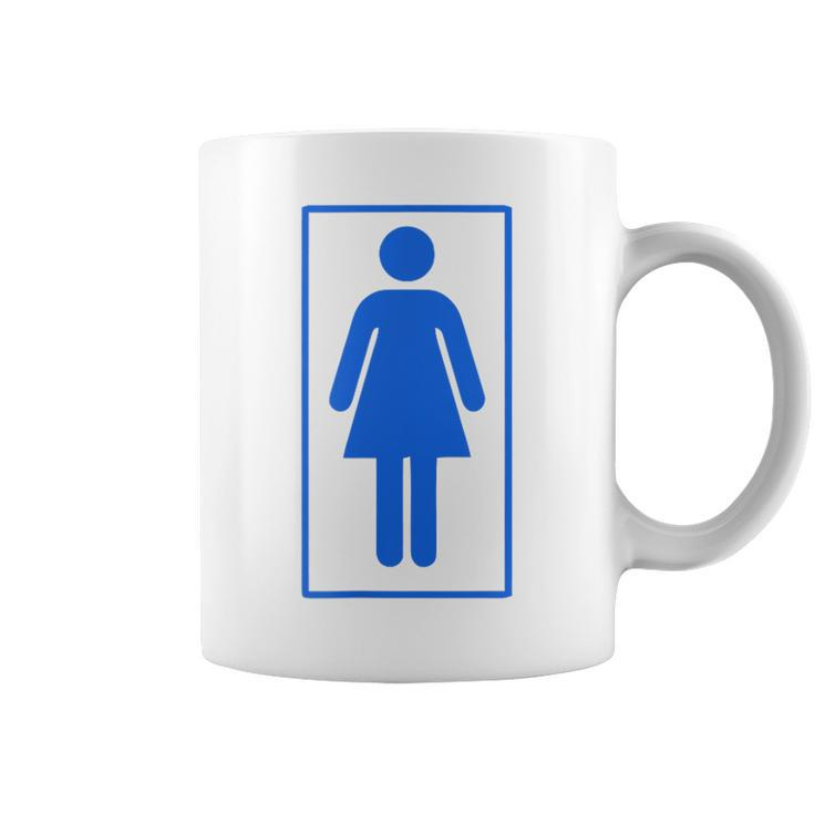 Toilet Sign Nerd Geek Graphic Coffee Mug