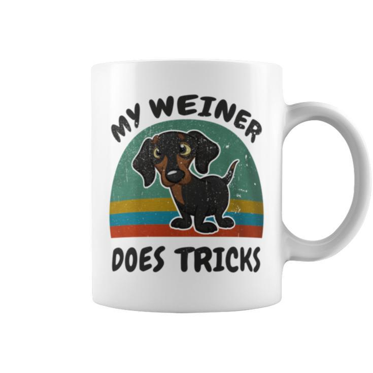 My Weiner-Dog Does Tricks Dachshund Coffee Mug