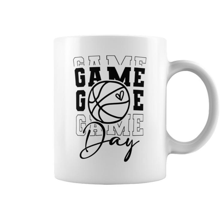 Game Day Sport Lover Basketball Mom Girl Coffee Mug