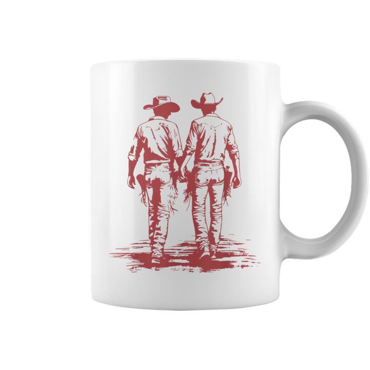 Gay Cowboy Gay Western Lgbtqia Gay Rodeo Coffee Mug