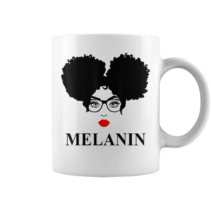 Afro Diva Red Lips Black Girl Magic Puffs Melanin Coffee Mug