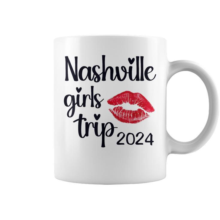 Girls Trip Nashville 2024 Weekend Birthday Party Women Coffee Mug