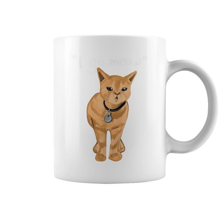 I Go Meow Cat Meme Cute Singing Cat Meme Coffee Mug