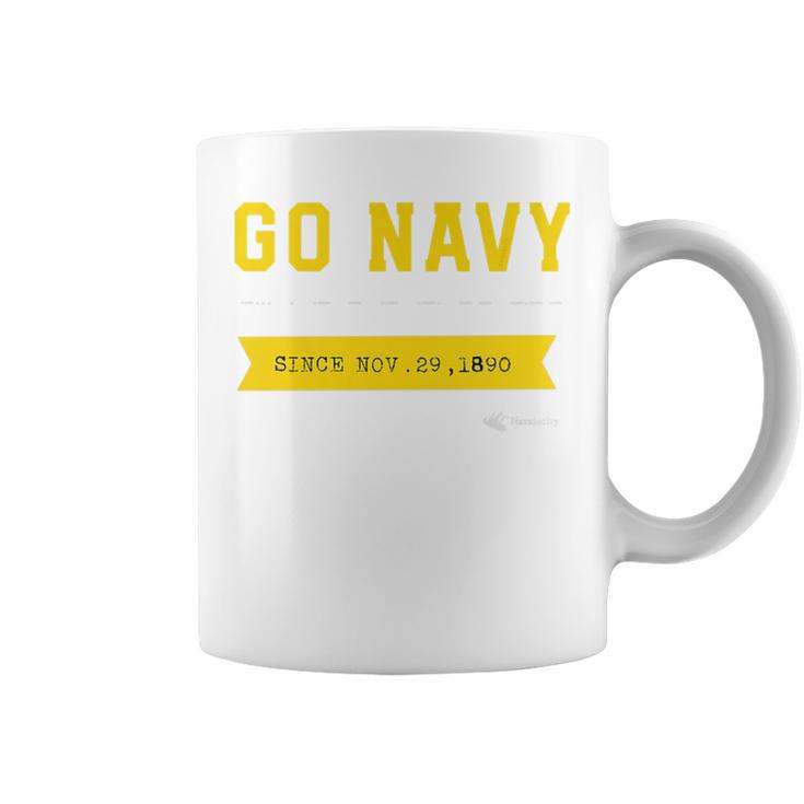 Go Navy Beat Army Morse Code Coffee Mug