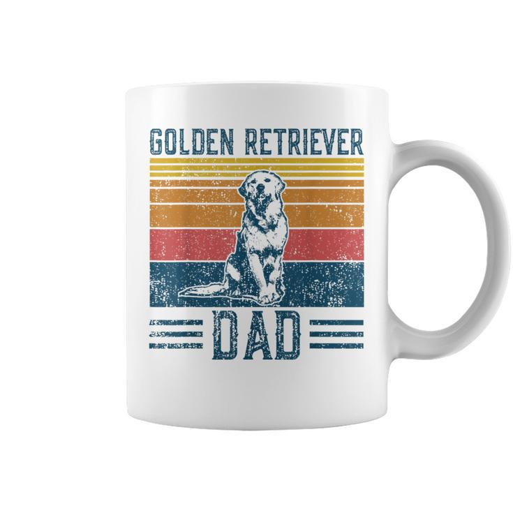 Golden Dad Vintage Golden Retriever Dad Tassen