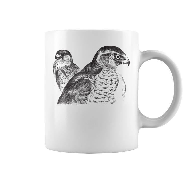 Goshawk Birds Of Prey Hawk Air Raptors Vintage Graphic Coffee Mug