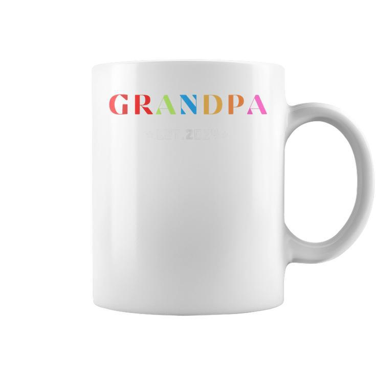 Grandpa Est 2024 First Time Grandpa Father's Day Coffee Mug