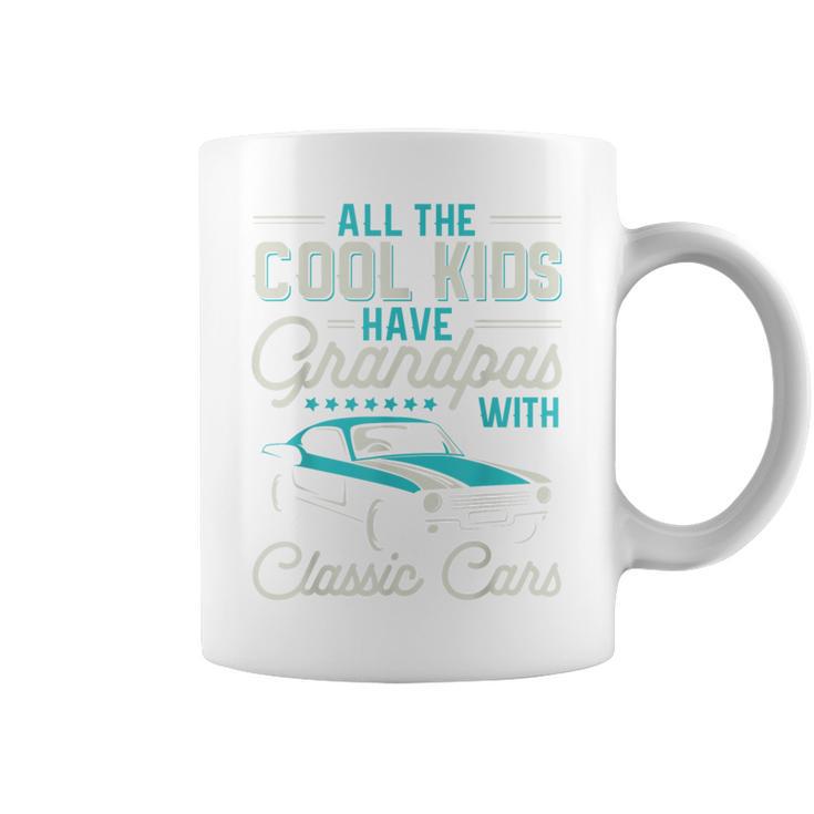 Grandpas With Classic Cars Vintage Car Enthusiast Coffee Mug