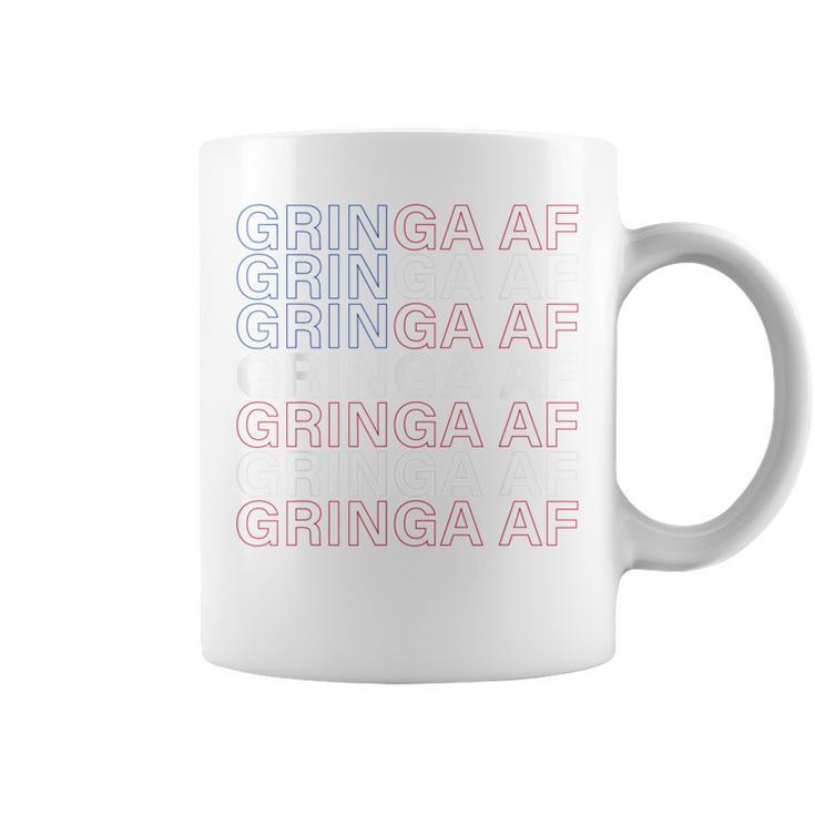 Gringa Af Patriotic For Chicanas Or New Citizens On July 4 Coffee Mug