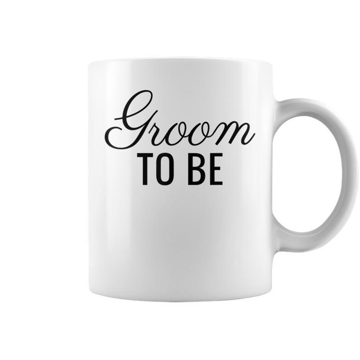 Groom To Be Black Font Wedding & Bridal Coffee Mug