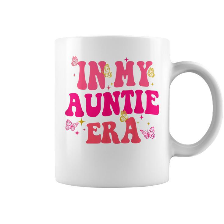 Groovy In My Auntie Era Baby Announcement Aunt Mother's Day Coffee Mug