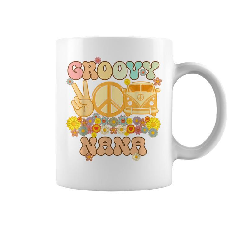 Groovy Nana Retro Matching Family Baby Shower Mother's Day Coffee Mug