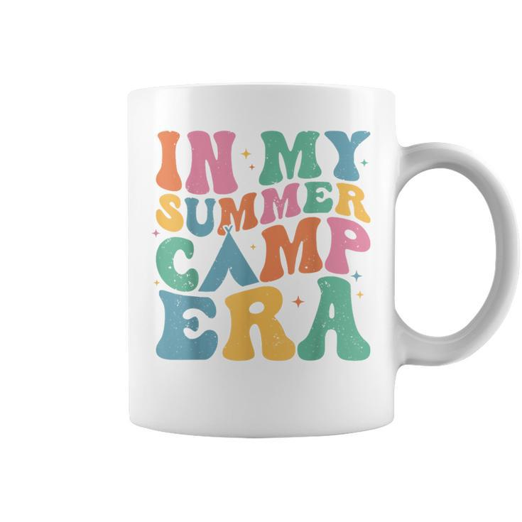 Groovy In My Summer Camp Era Retro Summer Camper Women Coffee Mug