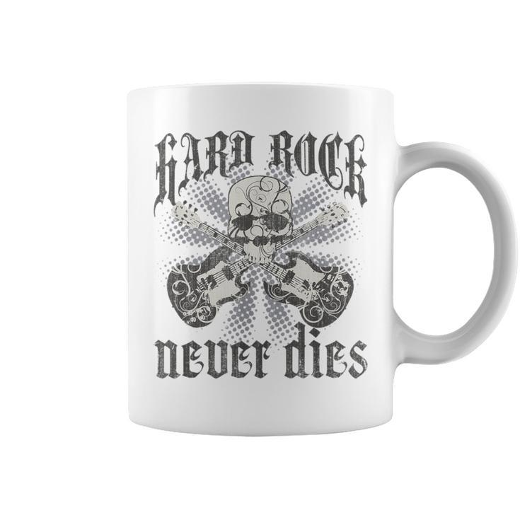 Hard Rock Never Dies Retro Vintage Coffee Mug