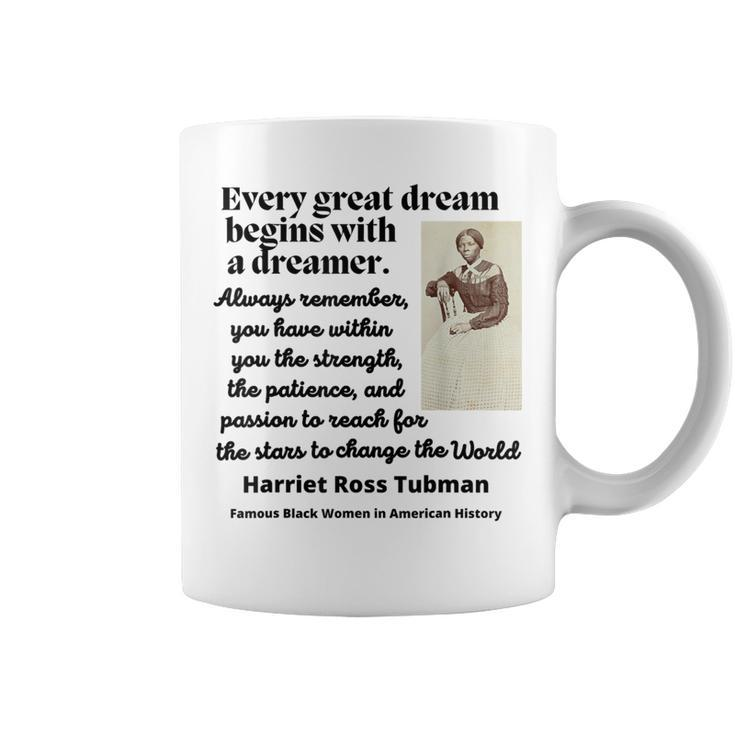 Harriet Ross Tubman Quote Black Woman American History Coffee Mug