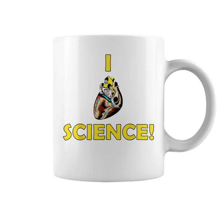 I Heart Science Love Teacher Nerd Meme Human Coffee Mug