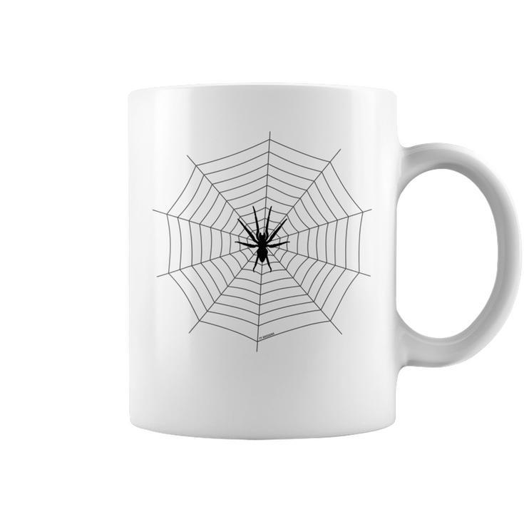 Herren Tassen mit Spinnennetz-Print, Weiß, Trendy Design