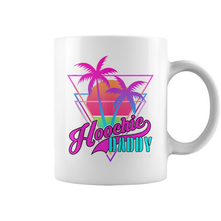 Hoochie Daddy Beach Club Retro Summer Tropical Gym & Fitness Coffee Mug