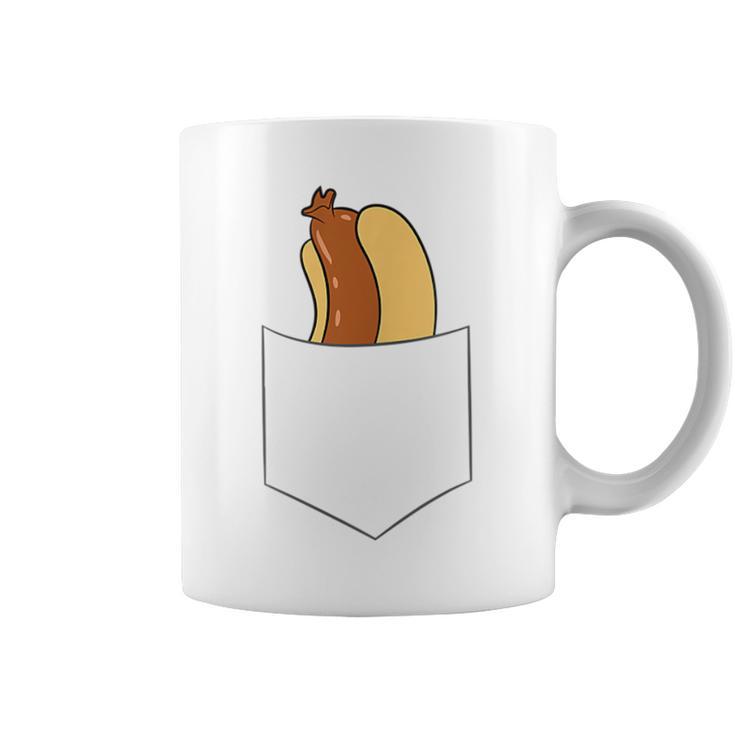 Hotdog In A Pocket Love Hotdog Pocket Hot Dog Coffee Mug