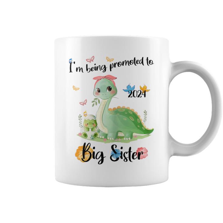 I'm Being Promoted To Big Sister 2024 Coffee Mug