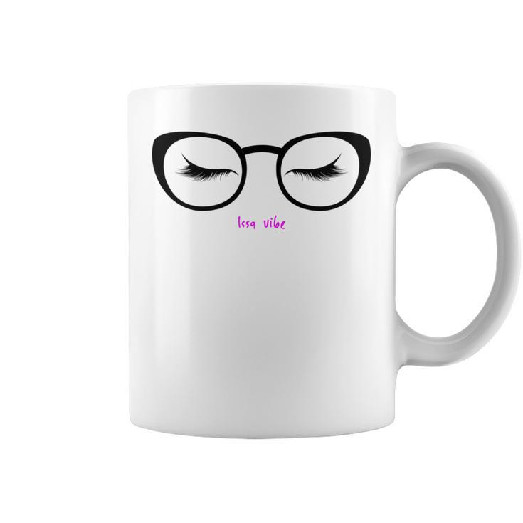 Issa Vibe Lipstick And Eyeglasses Flirty Coffee Mug