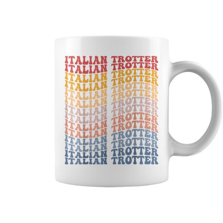 Italian Trotter Groovy Retro Horse Coffee Mug