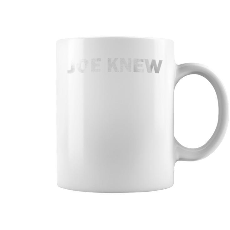 Joe Knew White On BluePitt Vs Penn 91016 Coffee Mug