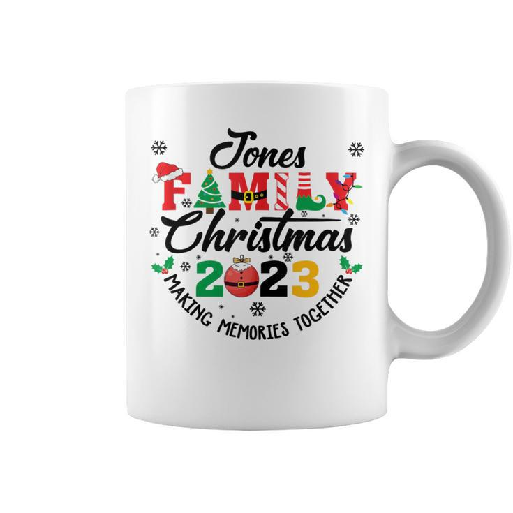 Jones Family Name Christmas Matching Surname Xmas Coffee Mug