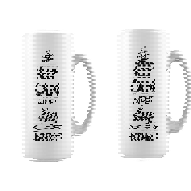 Keep Calm And Let Lucy Handle It  Name Coffee Mug
