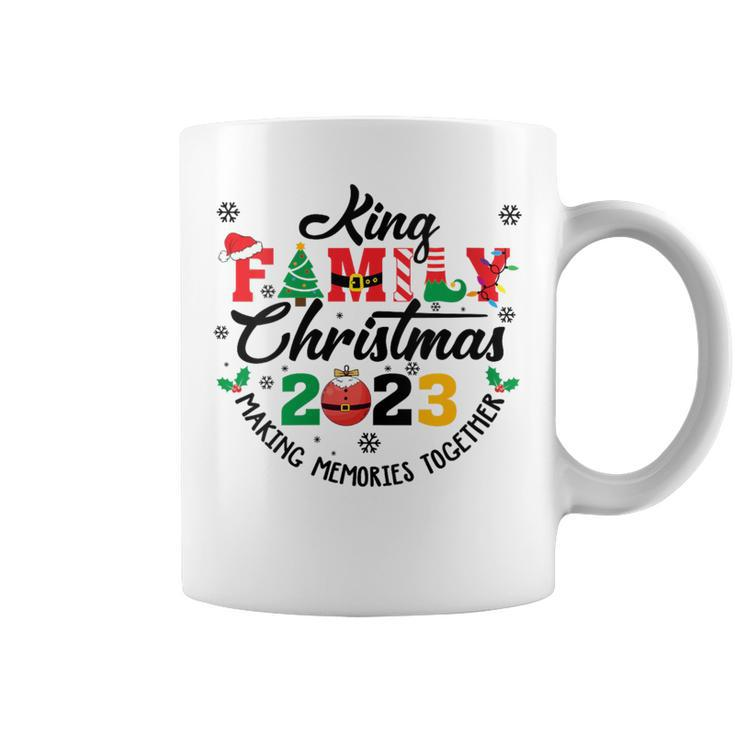 King Family Name Christmas Matching Surname Xmas Coffee Mug