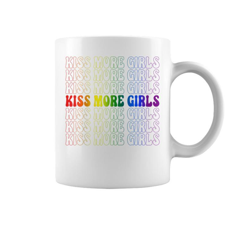 Kiss More Girls Gay Lesbian Pride Lgbt Lovers Feminist Coffee Mug