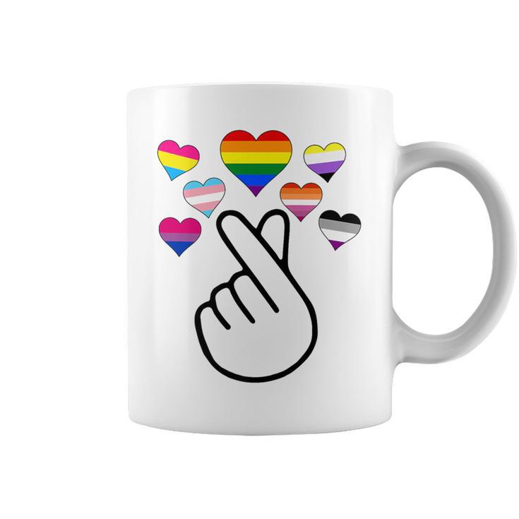 Kpop Gay Pride Lgbt Trans Pan Bisexual Nonbinary Lesbian Ace Coffee Mug