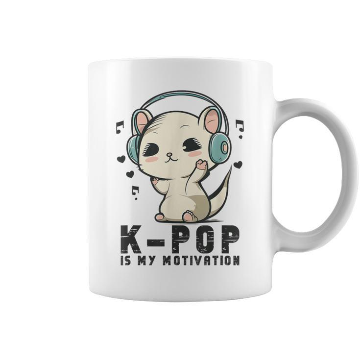 Kpop My Motivation Bias K Pop Ferret Merch K-Pop Merchandise Coffee Mug